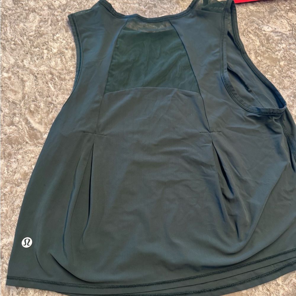 Lululemon Sculpt Tank II   Dark green. 6